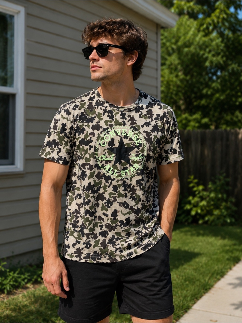 Converse Camo Chuck Taylor Allstar Tee